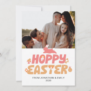 Cartes Pour Fêtes Annuelles Moderne motif élégant simple Joyeuses Pâques Photo