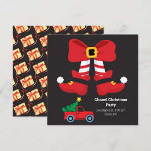 Cartes Pour Fêtes Annuelles Moderne Noël festif amusant