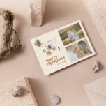 Cartes Pour Fêtes Annuelles Moderne Scandi Boho Neutral Family 2 Photo Joyeux<br><div class="desc">'Bienvenue dans votre maison l'esprit de Noël cette année et ajoutez une touche de style boho moderne à vos salutations de vacances avec cette carte de Noël Joyeux Noël de famille Neutre! Avec ses couleurs chaudes et terreuses, il est sûr d'apporter un sentiment de paix et de joie douillette dans...</div>