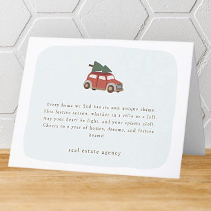 Cartes Pour Fêtes Annuelles Moderne Simple Chic Immobilier