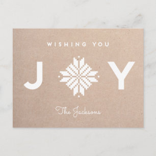 Cartes Pour Fêtes Annuelles Moderne Vous Souhaite Joie Livre d'Artisanat de Va