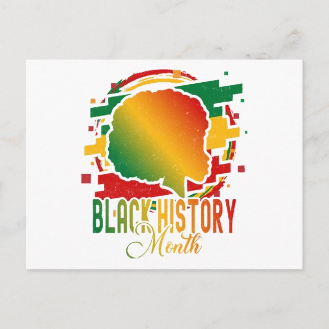 Cartes Pour Fêtes Annuelles Mois de l'histoire des Noirs (Devant)