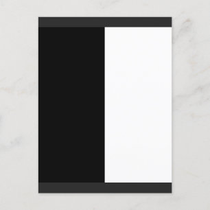 Cartes Pour Fêtes Annuelles moitié blanc noir moitié noir moitié noir blanc