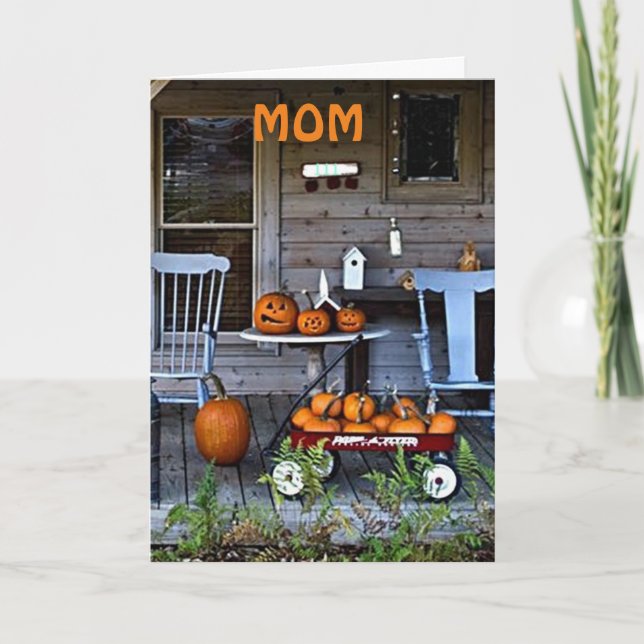 CARTES POUR FÊTES ANNUELLES MOM-AT MERCI DE VOUS ENVOYER MON AMOUR (Devant)