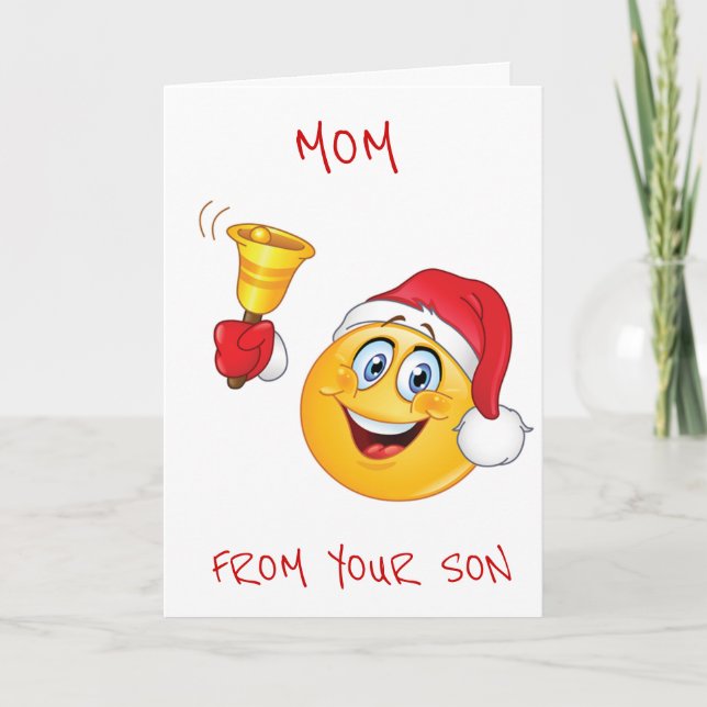 CARTES POUR FÊTES ANNUELLES MOM EST LE MEILLEUR CADEAU JAMAIS REÇU **CHRISTMAS (Devant)