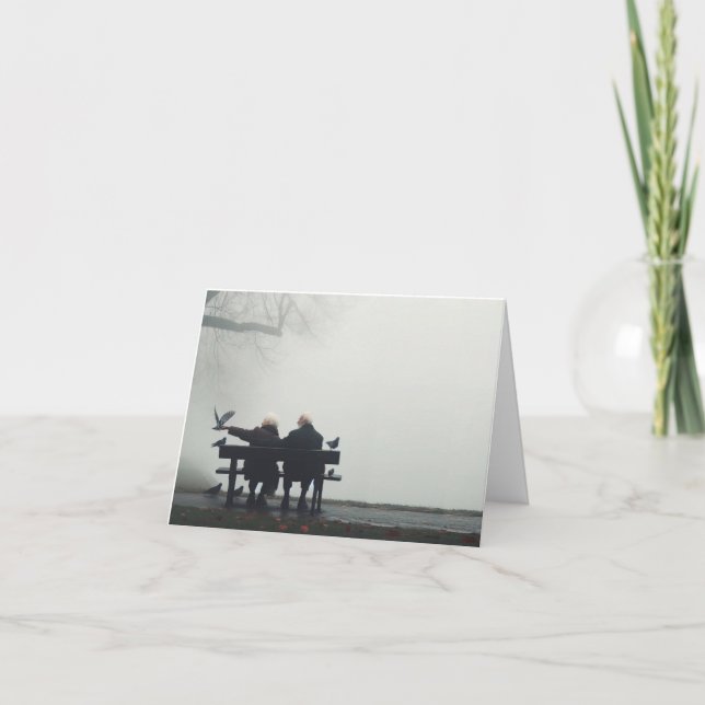 Cartes Pour Fêtes Annuelles Moments Brumeux (Devant)