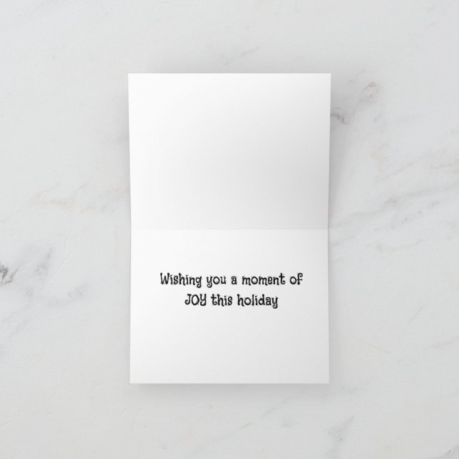 Cartes Pour Fêtes Annuelles Moments de joie (Intérieur)