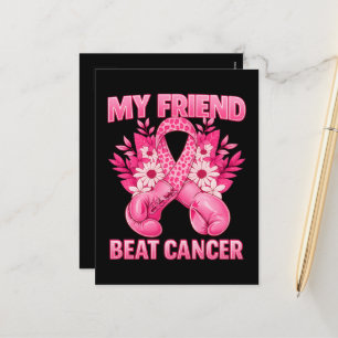 Cartes Pour Fêtes Annuelles Mon ami a vaincu le cancer