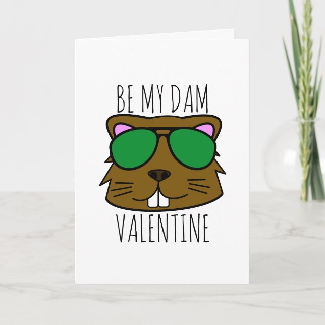 Cartes Pour Fêtes Annuelles Mon barrage Valentine (Devant)