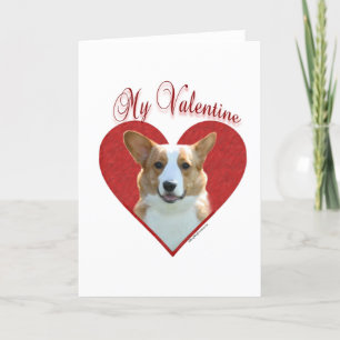Cartes Pour Fêtes Annuelles Mon Cardigan Welsh Corgi Valentine