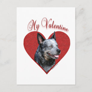 Cartes Pour Fêtes Annuelles Mon chien de bétail australien Valentine