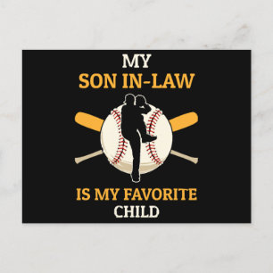 Cartes Pour Fêtes Annuelles Mon Fils En Droit Est Mon Fan De Baseball Enfant F