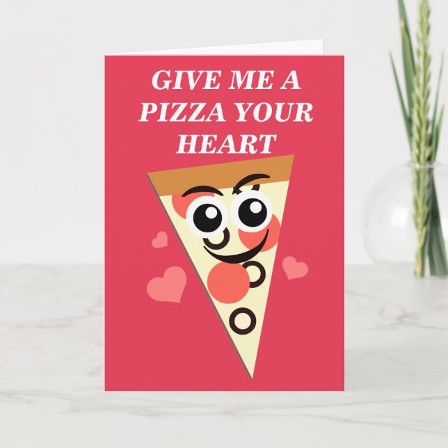 Cartes Pour Fêtes Annuelles Mon Pepporoni Valentine (Devant)