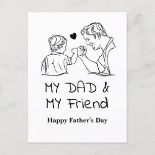 Cartes Pour Fêtes Annuelles Mon père et mon ami Je suis heureux de la Fête des