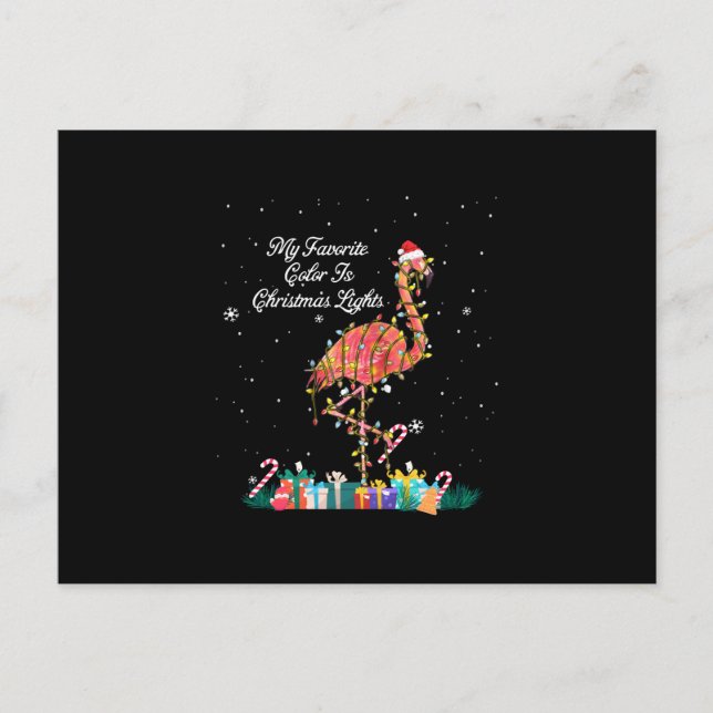 Cartes Pour Fêtes Annuelles Mon préféré est flamant de costume de lumières de  (Devant)