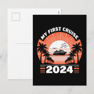 Cartes Pour Fêtes Annuelles Mon premier voyage en croisière 2024