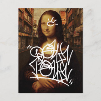 Cartes Pour Fêtes Annuelles Mona Lisa Downtown