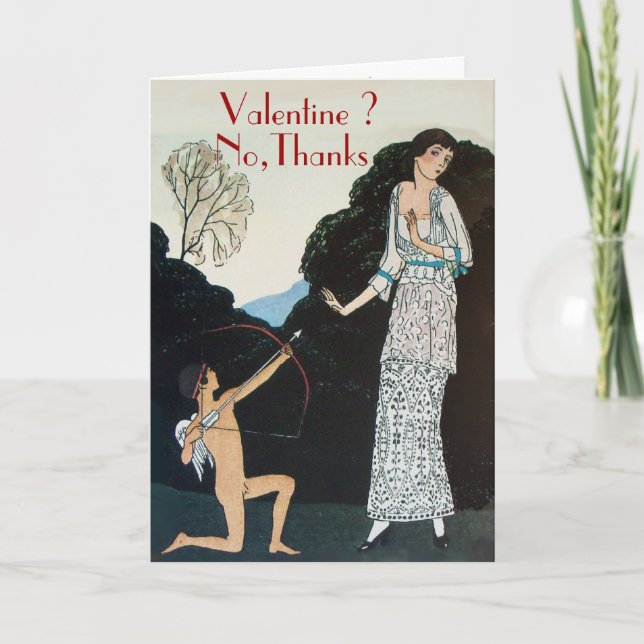 CARTES POUR FÊTES ANNUELLES MONOGRAMME DE SCEAU ROUGE DE LA JOURNÉE DE LA VALE (Devant)