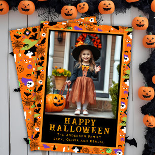 Cartes Pour Fêtes Annuelles Monster Mash Up Cute Custom Halloween Photo