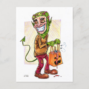Cartes Pour Fêtes Annuelles Monster Trick ou traiteur Halloween