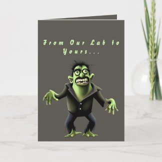 Cartes Pour Fêtes Annuelles Monstre Silly de Frank - Funny Monstre Frankenstei