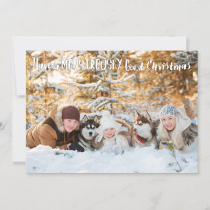 Cartes Pour Fêtes Annuelles Monstres Good Christmas Yeti Photo
