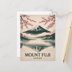 Cartes Pour Fêtes Annuelles Mont Fuji Japon