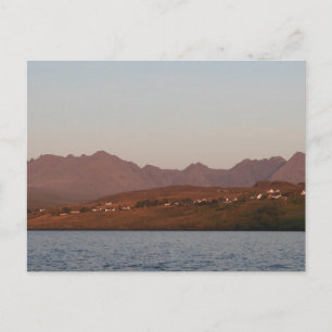 Cartes Pour Fêtes Annuelles Montagnes de Cuillin Terrain Dramatique Art Celtiq