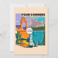 Monument national des quatre coins avec parcs nati