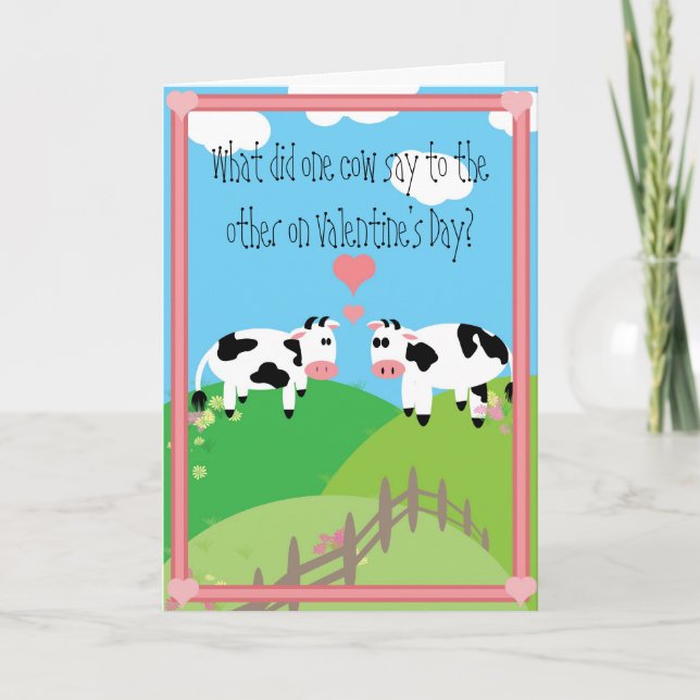 Cartes Pour Fêtes Annuelles Moo. (Devant)