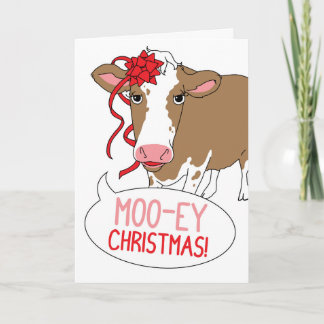 Cartes Pour Fêtes Annuelles Moo-ey Noël !