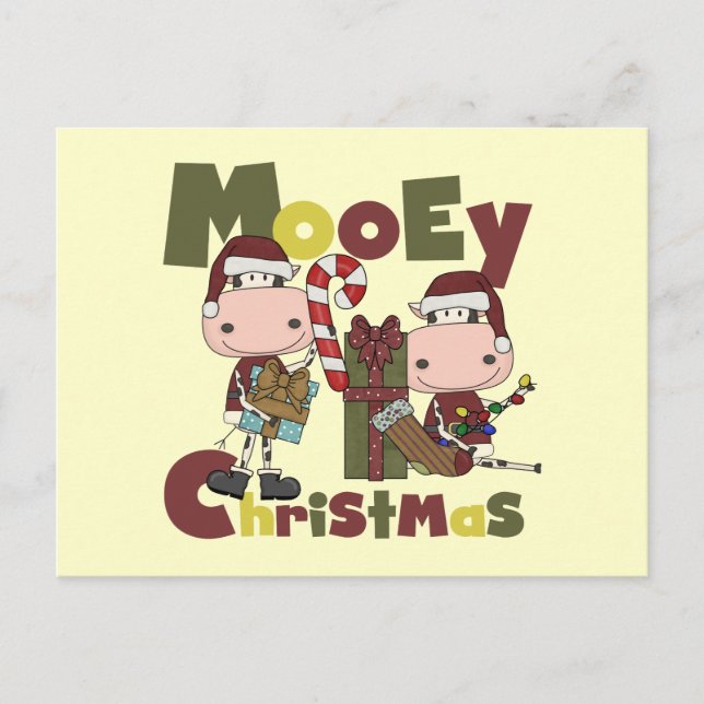 Cartes Pour Fêtes Annuelles Mooey Christmas (Devant)