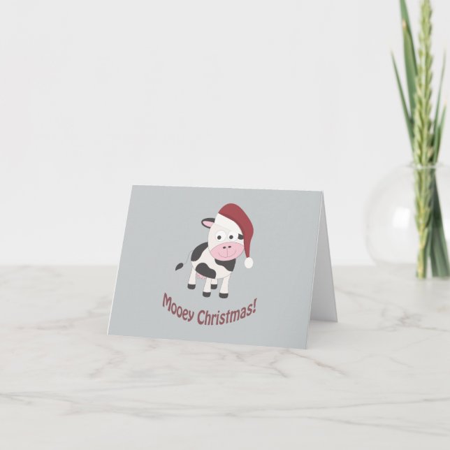 Cartes Pour Fêtes Annuelles Mooey Noël ! (Devant)