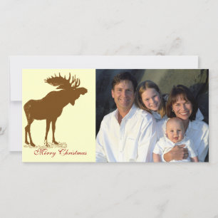 Cartes Pour Fêtes Annuelles Moose Christmas