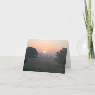 Cartes Pour Fêtes Annuelles Morning Mist