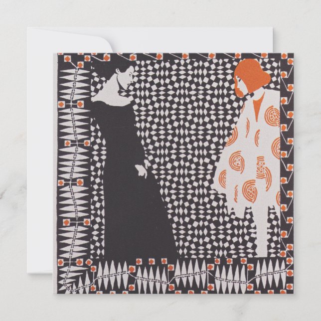 Cartes Pour Fêtes Annuelles Moser - Illustration du début du printemps, (Devant)