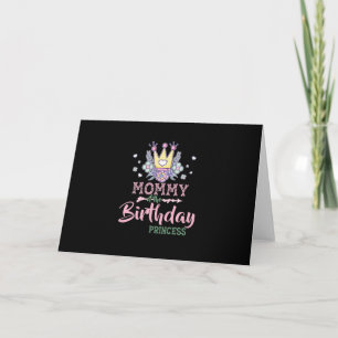 Cartes Pour Fêtes Annuelles Mother Art Maman de la princesse d'anniversaire