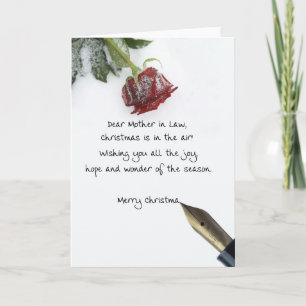 Cartes Pour Fêtes Annuelles mother in law Merry Christmas
