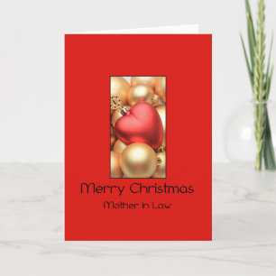 Cartes Pour Fêtes Annuelles mother in law Merry Christmas
