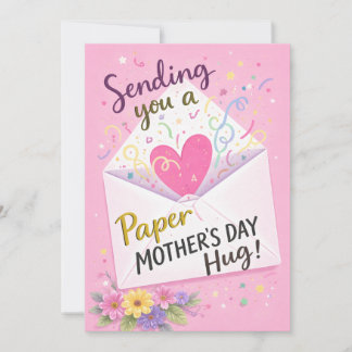 Cartes Pour Fêtes Annuelles Mother’s Day Card, Paper Hug Card