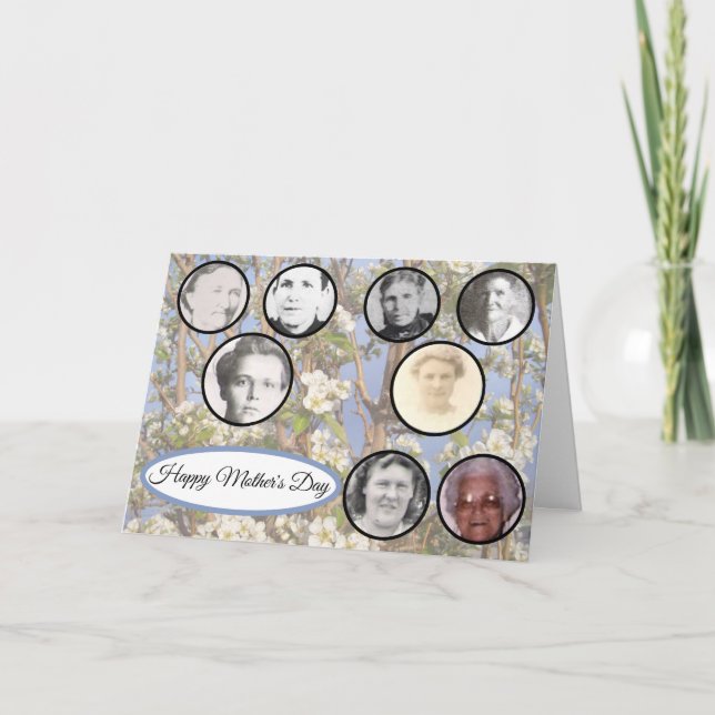 Cartes Pour Fêtes Annuelles Mothers and Stepmother Photos Mothers Day Holiday (Devant)