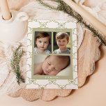 Cartes Pour Fêtes Annuelles Motif à l'aquarelle de sauge à nœud<br><div class="desc">Célébrez la joie de la saison des fêtes avec notre carte de vœux festive à motif de nœud à l'aquarelle dans les tons sauge, un mélange parfait d'élégance et de charme personnel. Cette carte magnifiquement conçue présente un motif de nœud à l'aquarelle inspiré du style grandmillennial dans une teinte verte...</div>