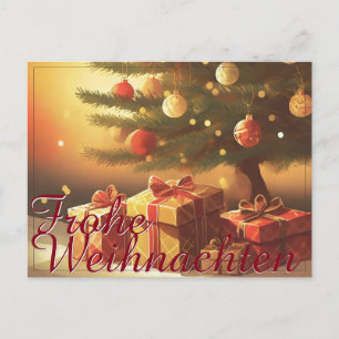 Cartes Pour Fêtes Annuelles Motif, avec des cadeaux sous l'arbre de Noël 37016