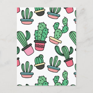 Cartes Pour Fêtes Annuelles Motif Cactus