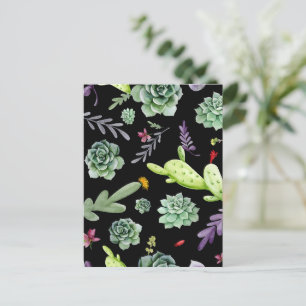 Cartes Pour Fêtes Annuelles Motif Cactus 2