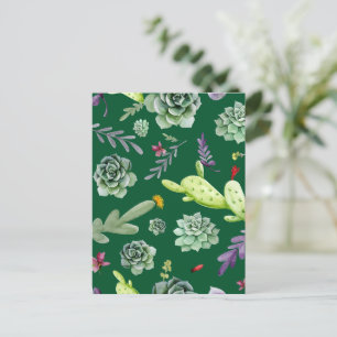 Cartes Pour Fêtes Annuelles Motif Cactus 3