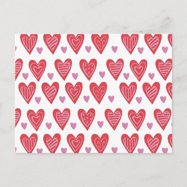 Cartes Pour Fêtes Annuelles Motif chic de Valentine (Devant)