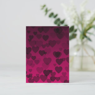 Cartes Pour Fêtes Annuelles Motif Cœurs 18