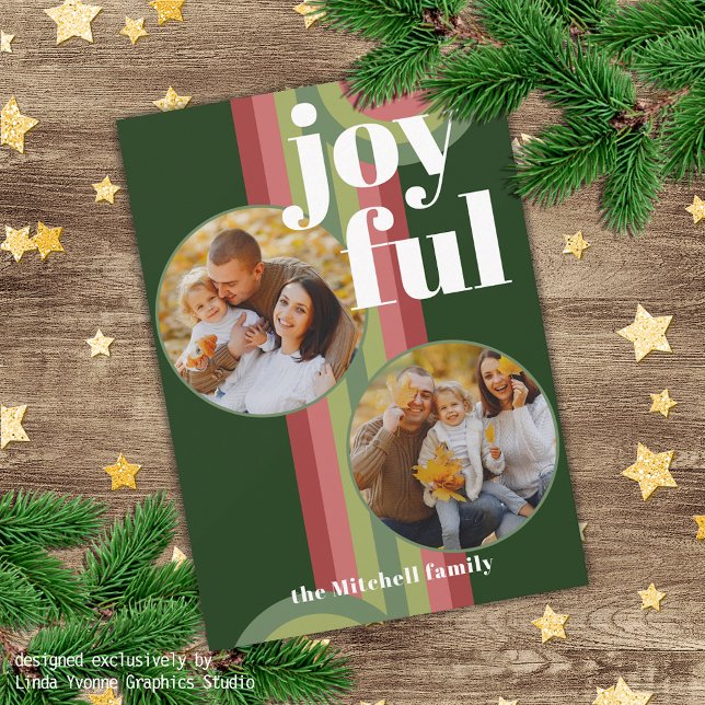 Cartes Pour Fêtes Annuelles Motif d'art des vagues Abstraites rétro personnali (Créateur téléchargé)