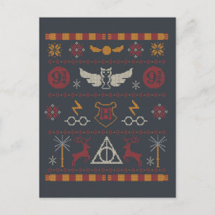 Cartes Pour Fêtes Annuelles Motif de broderie au point de croix sur le thème d
